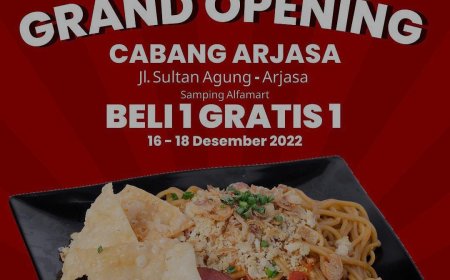 Mie Sakera Kalisat Buka Stand Baru, Beli 1 Gratis 1