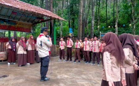 Pramuka dan Outbound Menyenangkan Ala SMK Islam di Kabupaten Jember