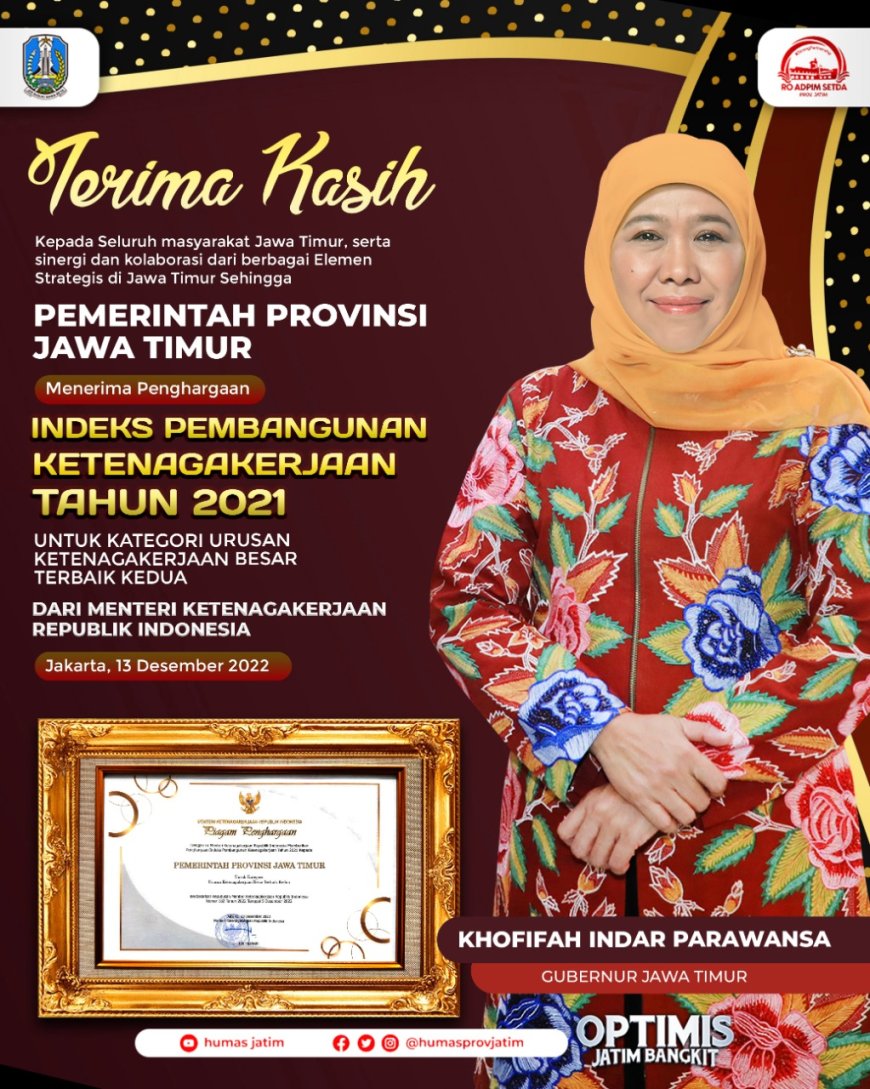 Jatim Raih Prestasi Mengejutkan Sektor Ketenagakerjaan