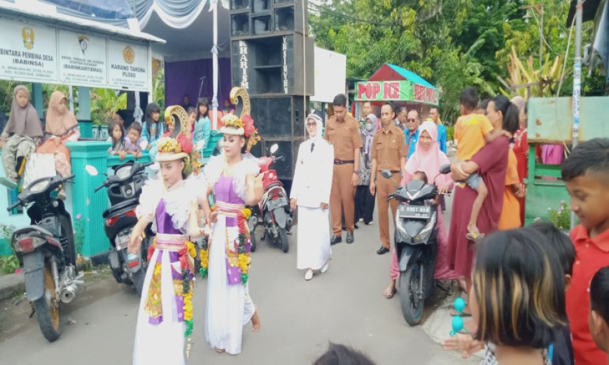 Kirab Budaya Warnai Pelantikan Perangkat Desa Ploso Jombang