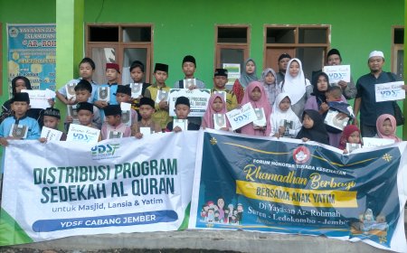 Pengasuh Ponpes Ar-rohmah: Terima Kasih YDSF Jember