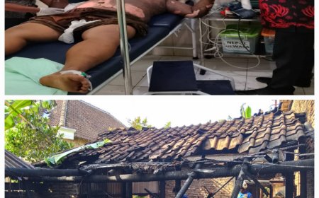 Gara-gara Ini, Rumah Warga Patemon Bondowoso Terbakar Hebat