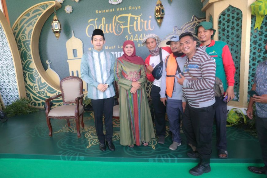 Usai Salat Idul Fitri, Begini Ungkapan Khofifah