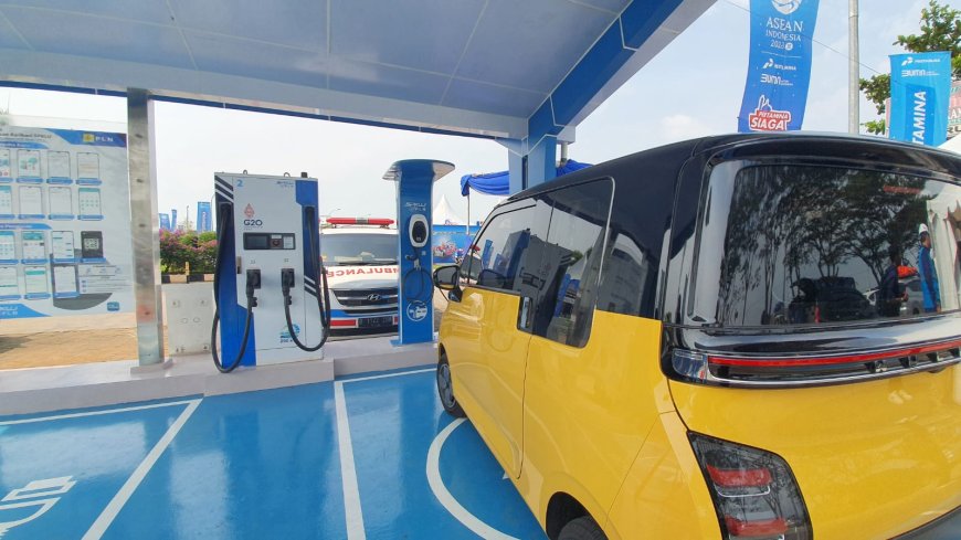 Jajal SPKLU PLN di Rest Area Kanci - Pejagan, Begini Kata Pemudik