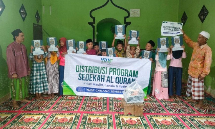 Puluhan Mushaf Al-Qur'an untuk Santri As-surur dari YDSF Jember