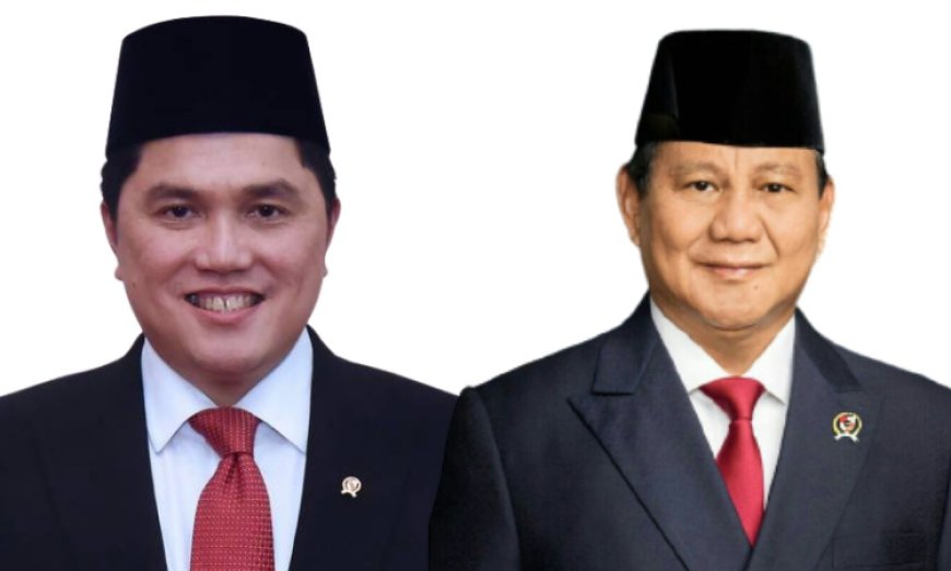 Survei Poltracking: Prabowo - Erick Menteri Paling Diapresiasi Publik