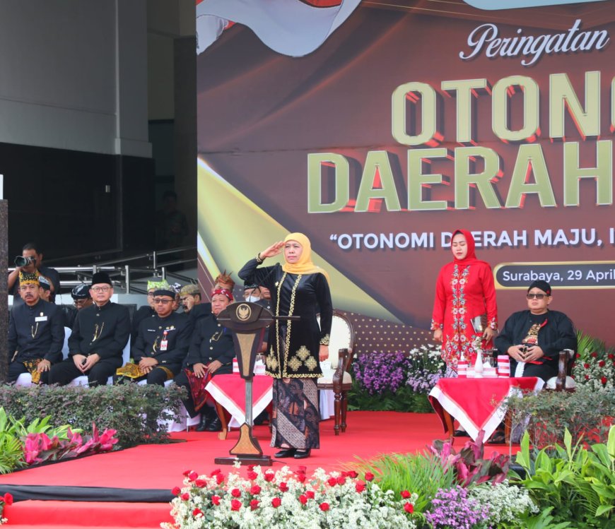 Hari Otonomi Daerah, Gubernur Jatim Minta ASN Lakukan Empat Hal Penting