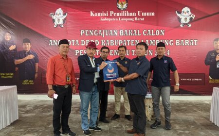 NasDem Lampung Barat Bawa 35 Bacaleg Dari Setiap Dapil