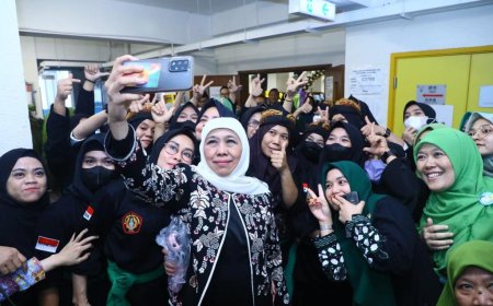 Didatangi Khofifah, Begini Kebahagiaan Muslimat Hongkong