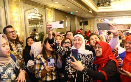 Temui Pekerja Indonesia di Hongkong, Gubernur Khofifah Tawarkan Ini