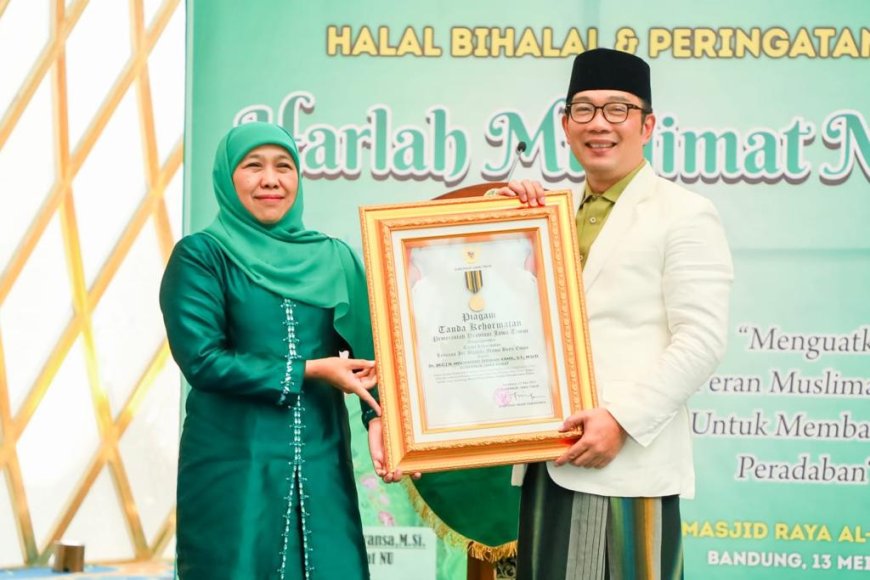 Gubernur Khofifah Apresiasi Ridwan Kamil Atas Ide dan Karya Membangun Masjid