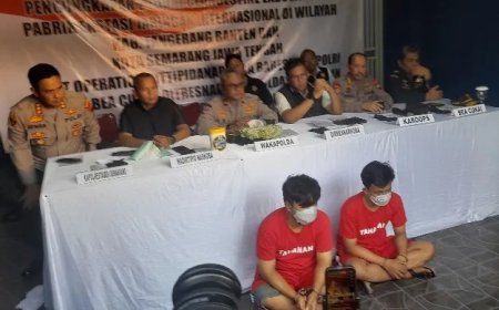 Polisi Grebeg Pabrik Pembuat Pil Ekstasi di Semarang, Dua Pelaku Dibekuk