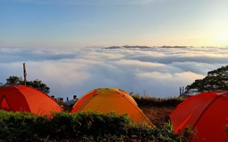 Menikmati Wisata Alam Temiangan Hill Lampung Barat, Negeri di Atas Awan