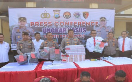 Polres Bondowoso Tangkap Sindikat Penipuan Modus Pertukaran Uang Baru