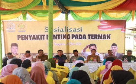 Anggota DPR-RI Lakukan Sosialisasi Penyakit pada Hewan Ternak di Aceh Tenggara