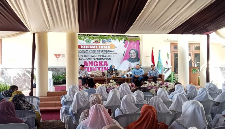 Bahas Stunting, Komisi lX DPR RI Isi Kuliah Tamu di Akbid Darma Praja Bondowoso