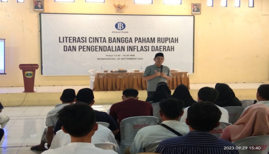 Masyarakat Bondowoso Dapat EdukasI Soal Rupiah dan Inflasi dari Zulfikar