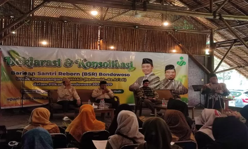 Alumni Berbagai Pondok Pesantren Deklarasi Dukung Rahmad di Pilkada Bondowoso
