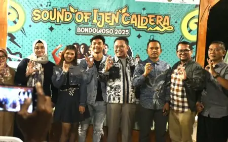 Tri Suwaka Getarkan Teduh Glamping, Promosikan Ijen Geopark Bondowoso Lewat Musik